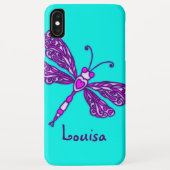 Coques Case-Mate iPhone Cas d'ipode violette d'aqua (Dos)