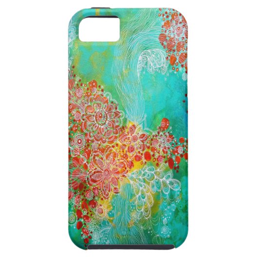 Coques Case-Mate iPhone Cas DUR de l'iphone 5 faits sur commande - (Dos)