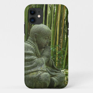Coque iPhone 11 Cas en bambou de Bouddha iPhone5