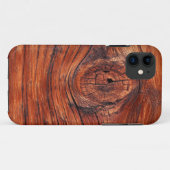 Coques Case-Mate iPhone Cas en bois de l'iPhone 5 de texture de noeud (Dos (Horizontal))