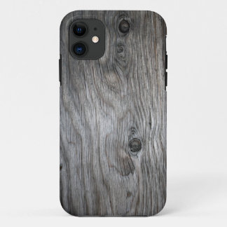 Coque iPhone 11 Cas en bois patiné d'IPhone