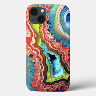 Coques Pour iPhone "Cas en pierre de l'iPhone 6 d'arc-en-ciel "