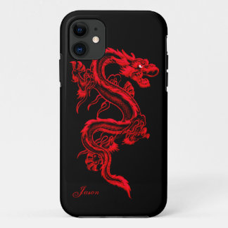 Coque iPhone 11 Cas fait sur commande de l'iPhone 5 de dragon