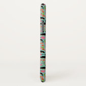 Coques Case-Mate iPhone Cas floral de téléphone de Doxie - noircissez et (Dos/Droite)