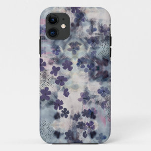 Coques Pour iPhone Cas floral de téléphone de fleur de nuit