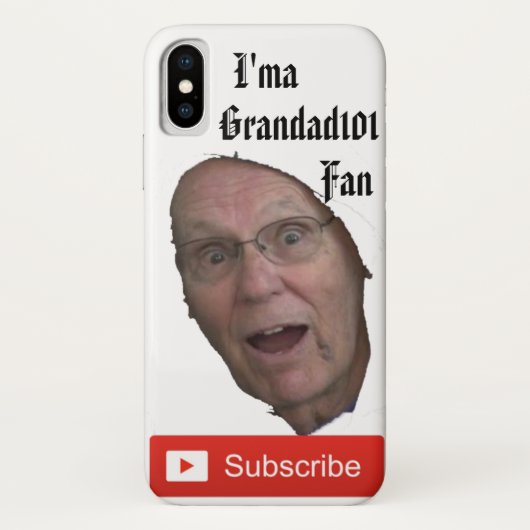 Coques Case-Mate iPhone Cas Grandad101 d'Iphone X (Dos)