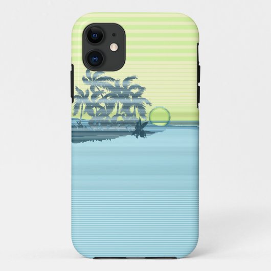 Coques Case-Mate iPhone Cas hawaïen de l'iPhone 5 de grande rayure de (Dos)