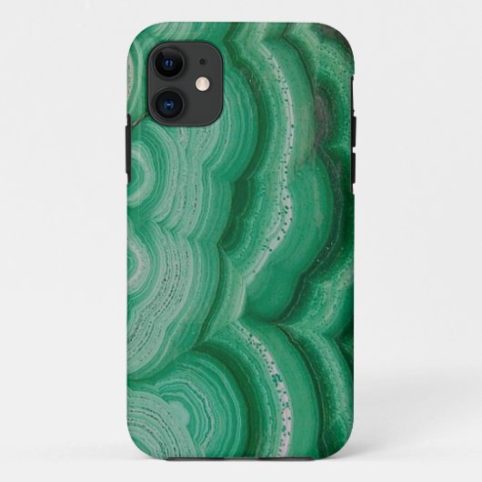 Coques Case-Mate iPhone "Cas intelligent de téléphone de malachite " (Dos)