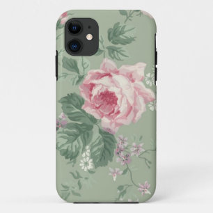 Coques Pour iPhone Cas iPhone5 floral de rose vintage de rose