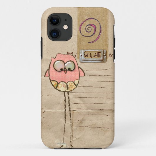 Coques Case-Mate iPhone cas lunatique de l'iphone 5 de hibou (Dos)