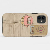 Coques Case-Mate iPhone cas lunatique de l'iphone 5 de hibou (Dos (Horizontal))