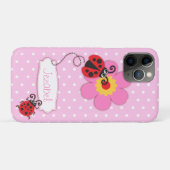 Coques Case-Mate iPhone Cas mignon de contact d'iPod de rose de nom de (Dos (Horizontal))