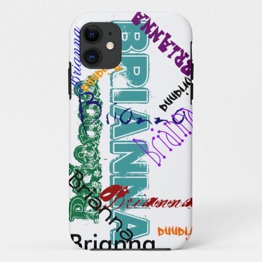 Coques Case-Mate iPhone Cas nommé de l'iPhone 5 de cas de Brianna (Dos)