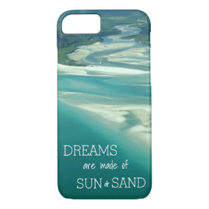 Coque iPhone 8/7 Cas orienté de téléphone de plage avec l'arrière -
