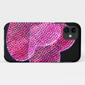 Coques Case-Mate iPhone Cas pailleté de l'iphone 5 de conception de coeurs (Dos (Horizontal))