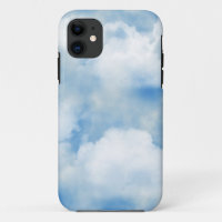 Cas pelucheux de l'iPhone 5 de nuages à peine là