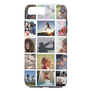 Coque iPhone 8 Plus/7 Plus Cas plus de l'iPhone 7 de collage de photo (-