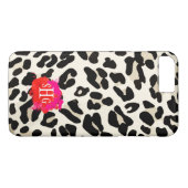 Coques Case-Mate iPhone Cas plus de l'iPhone 7 de monogramme d'empreinte (Dos (Horizontal))