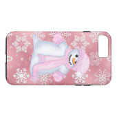 Coques Case-Mate iPhone Cas plus de l'iPhone 7 de rose de bonhomme de (Dos (Horizontal))