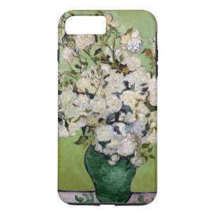 Coque Case-Mate Pour iPhone Cas plus de l'iPhone 7 durs de roses blancs de Van