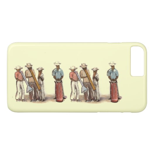 Coques Case-Mate iPhone Cas plus de l'iPhone 7 haïtiens de musique de (Dos (Horizontal))