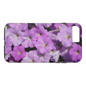 Coques Case-Mate iPhone Cas plus de l'iPhone 7 pourpres de pétunias dur (Dos (Horizontal))