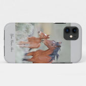 Coques Case-Mate iPhone Cas sauvage des chevaux iPhone5 de mustang (Dos (Horizontal))