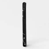 Coques Case-Mate iPhone Cas scintillant de l'iPhone 5 de coeurs de diadème (Dos/Gauche)