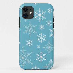 Coque Case-Mate Pour iPhone Cas scintillant de téléphone de flocons de neige