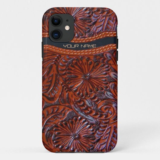 Coques Case-Mate iPhone cas simili cuir occidental de l'iphone 5 (Dos)