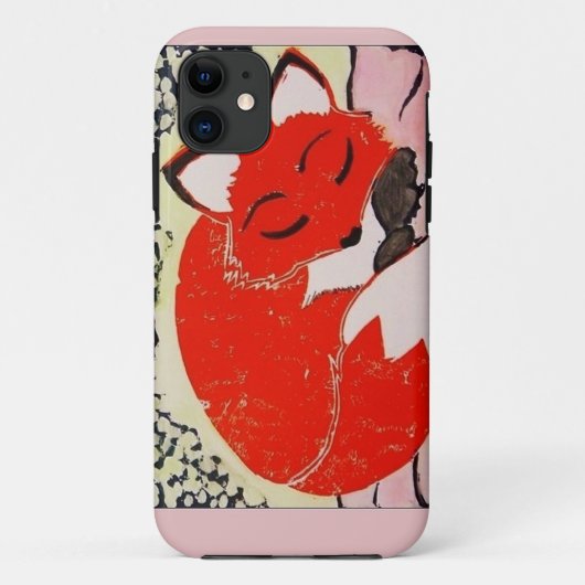 Coques Case-Mate iPhone Cas somnolent de l'iPhone 5/5s de Fox avec la (Dos)