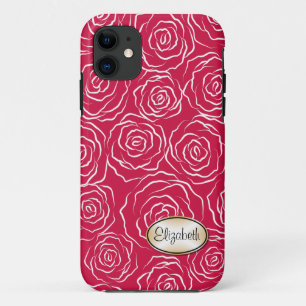 Coque Case-Mate Pour iPhone Cas stylisé de l'iPhone 5 du motif de roseraie