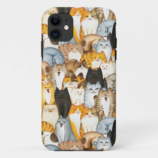 Coques Case-Mate iPhone Cas téléphonique Amoureux des chats (Dos)
