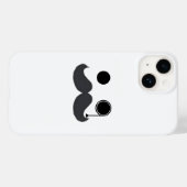 Coques Case-Mate iPhone Cas téléphonique Mustache iphone 14 (Verso (horizontal))