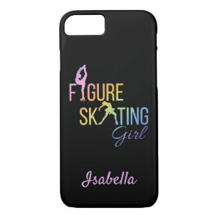 Case-Mate iPhone Case Cas téléphonique Patineuse artistique rose arc-en-
