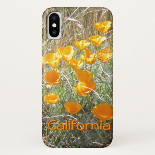 Coques Case-Mate iPhone Cas téléphonique - Poppies de Californie dans le c (Dos)