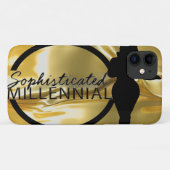 Coques Case-Mate iPhone Cas téléphonique sophistiqué Millennial (Dos (Horizontal))