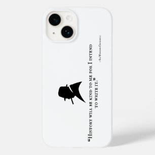 Coque Pour iPhone 14 Cas téléphonique Winston Churchill - Citation 18