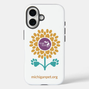 Coques iPhone 16 Cas téléphoniques des Empreintes de pattes de tour