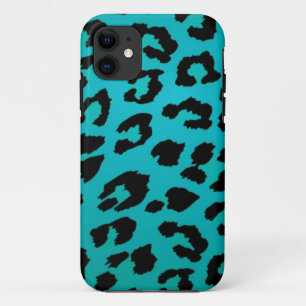 Coque Case-Mate Pour iPhone Cas turquoise impertinent de poster de animal de