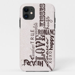 Coque Case-Mate Pour iPhone Cas vintage de l'iPhone 5s de lettre d'amour de