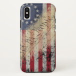 Case-Mate iPhone Case Cas vintage de l'iPhone X de drapeau américain de<br><div class="desc">Montrez à votre liberté où il tout a commencé !</div>