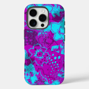 iPhone 16 Pro Case Cas vintage floral de l'iPhone 5 de Casemate de Da