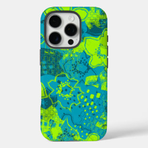 iPhone 16 Pro Case Cas vintage floral de l'iPhone 5 de Casemate de Da
