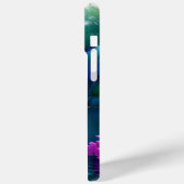 Coques Case-Mate iPhone Cascade dans un étang avec Fleurs (Verso / Gauche)