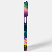 Coques Case-Mate iPhone Cascade dans un étang avec Fleurs (Verso / Droite)