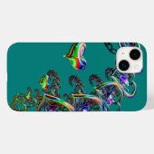 Coques Case-Mate iPhone Cascade de Coeurs Ethérées (Verso (horizontal))