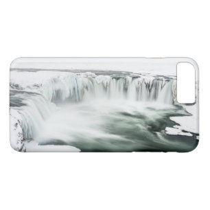 Coque iPhone 7 Plus Cascade de Godafoss, hiver, Islande