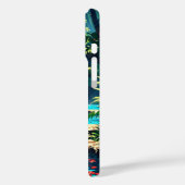Coques Case-Mate iPhone Cascade de la jungle d'été cachée (Verso / Gauche)