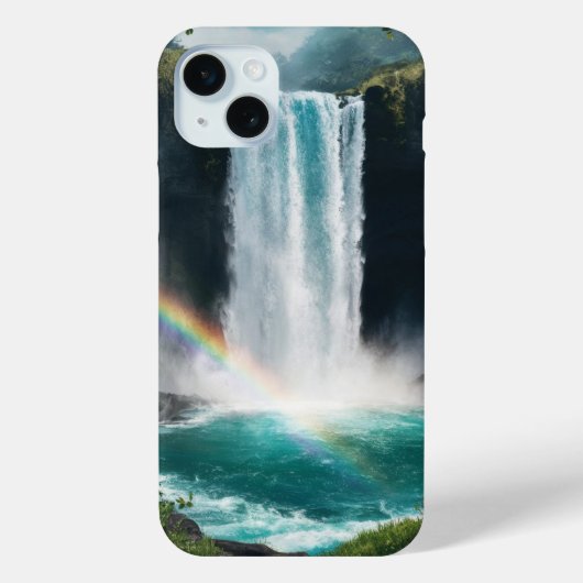 Coques Case-Mate iPhone Cascade et arc-en-ciel (Verso)